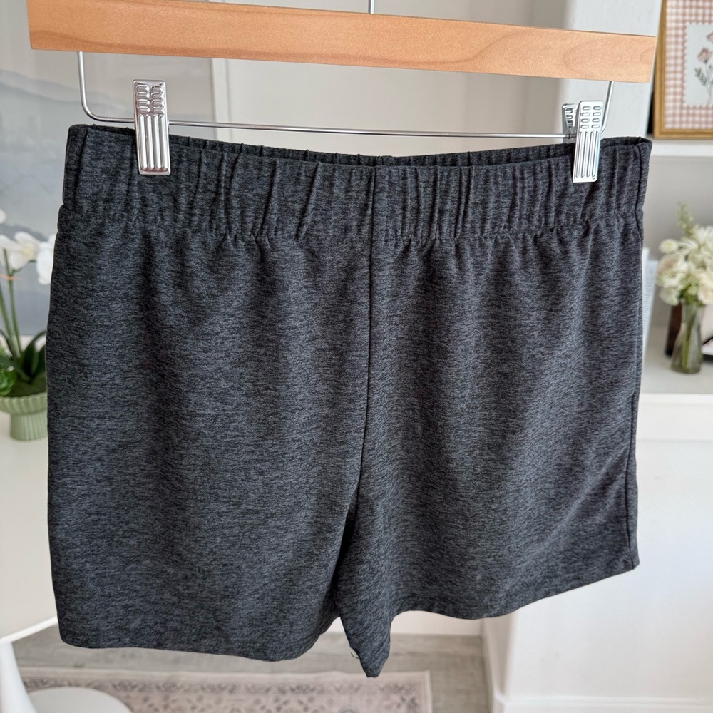 Outdoor Voices Charcoal Gray CloudKnit 3.5 Shorts